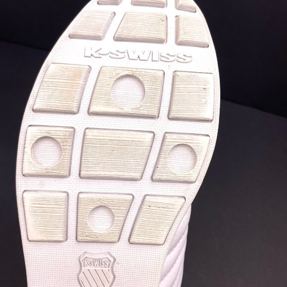 K‑SWISS Men’s Court White & Black Sneakers Skate Shoes Size US 11.5 / EUR 45 - Picture 13 of 13